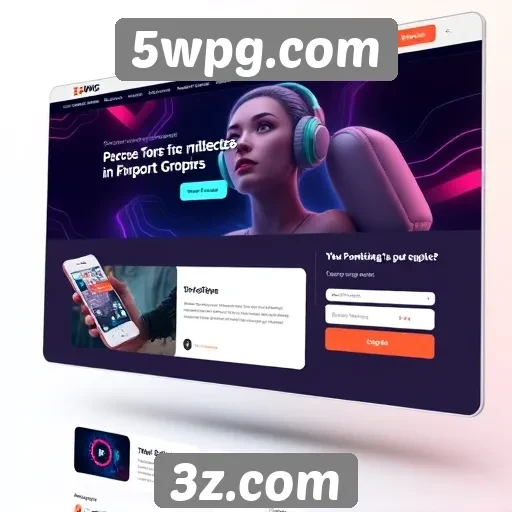 Análise da interface do usuário do site 5wpg