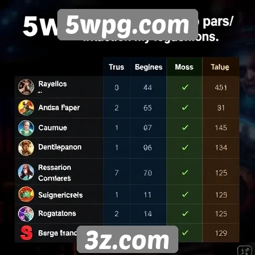 Desempenho do 5wpg.com em comparação com concorrentes